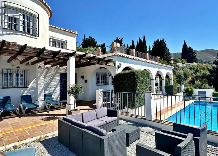 Villa Malaga Con Piscina Vallada, Barbacoa Y Hermosas Vistas By Andaraholidays